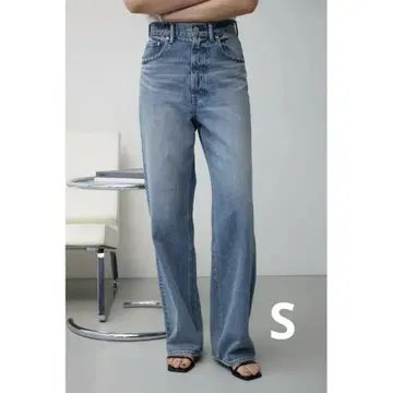 AZUL DENIM 하이웨스트 와이드 데님