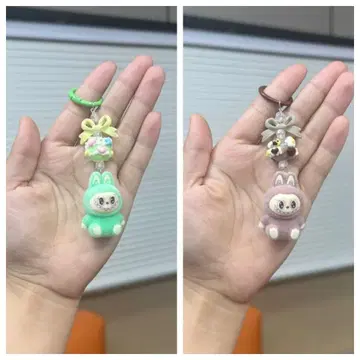 러브비 토끼 캐릭터 키링 2색 세트