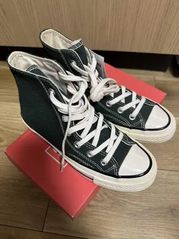 컨버스 올스타 다크 그린 하이컷