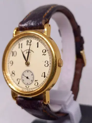 ORIENT 스몰 세컨드 아날로그 시계 골드