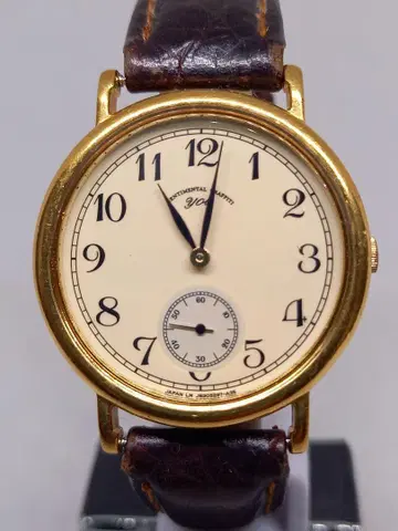 ORIENT 스몰 세컨드 아날로그 시계 골드