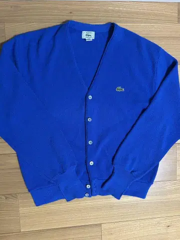IZOD Lacoste 아크릴 가디건 80s 미국제