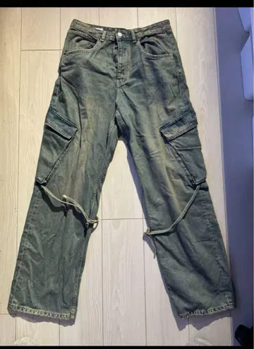 ZARA 데님 카고 팬츠