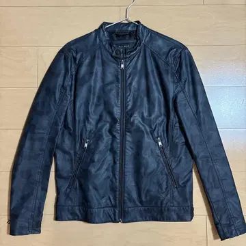ZARA MAN 블랙 가죽 자켓 M