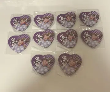 닌타마 란타로 난자타운 하트 캔뱃지 타무라 미키에몬