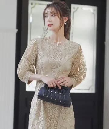 [ haremode ] 7부 소매 원피스