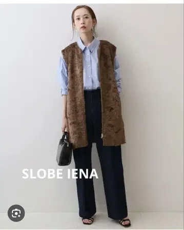SLOBE 노카라 퍼 베스트 보아 베스트
