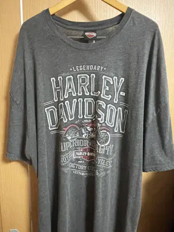 할리데이비슨 Harley-Davidson 티셔츠 XXXL 그레이