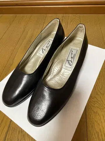 블랙 펌프스 22.5cm 4cm 힐