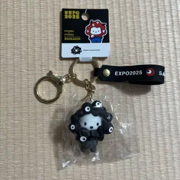 오사카 간사이 만박 산리오 블랙 미야쿠미야쿠 포차코 키링