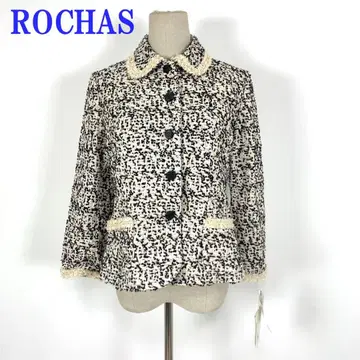 택 포함 새상품 로샤스 자켓 블랙 핑크 면 코튼 11 C4456