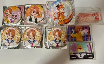 큐어 윙 캔뱃지 세트