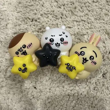 치이카와 (먼작귀) 별과 함께 라이트 피규어 3체 세트