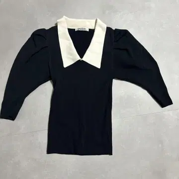 스나이델 리브 니트 카라 부착