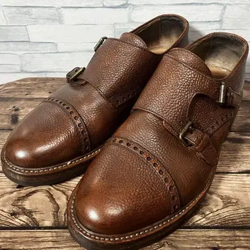 [ 24.5cm ] BUTTERO 더블 몽크 캡토 주름 가공