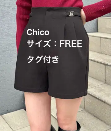 [ 택 포함 ] Chico / 숏팬츠 / 프리 사이즈 / 블랙
