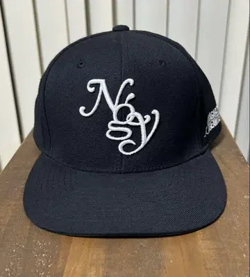 BAGARCH x DREAMTEAM 블랙 NGY 로고 캡 트래커 새상품급