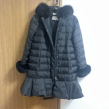 chesty 체스티 블랙 다운 자켓 프릴 밑단 사이즈 1