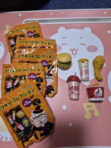 켄터키 프라이드 치킨 KFC 마그넷 컬렉션 5개 세트