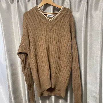 프링글 오브 스코틀랜드 케이블 니트 스웨터 빈티지 00s 일본제