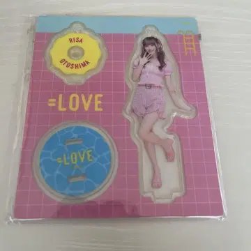 =LOVE 이코라브 오토시마 리사 아크릴 스탠드 나츠마토페 재킷 사진