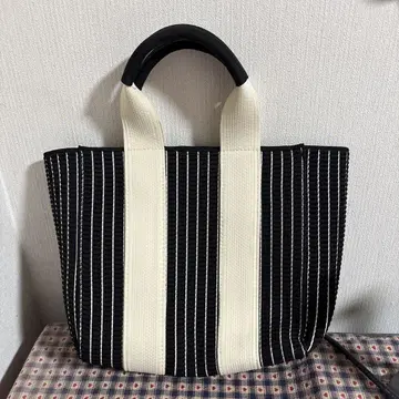 [ ZARA ] 스트라이프 핸드백