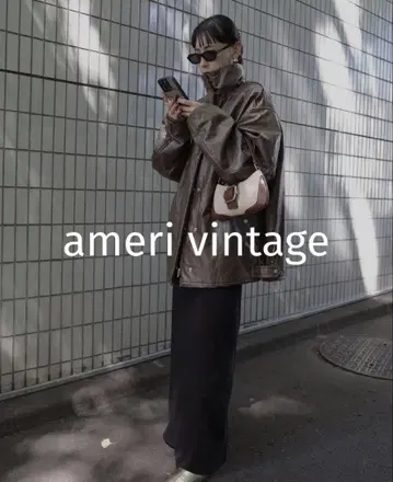 amerivintage LEATHER JACKET 브라운 아우터