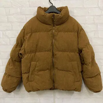 즉시 결제 GU 지유 히트 패디드 코듀로이 블루종 MUSTARD