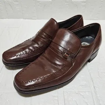 마렐리 Marelli 천연 가죽 로퍼 비즈니스 25cm EEE 브라운
