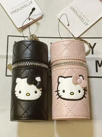 [ HELLO KITTY ] 퀼팅 립 파우치 키 참