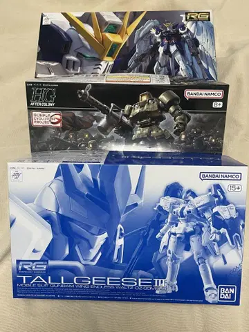 RG 윙건담 제로 EW & 톨기스 III & HG 리오 세트