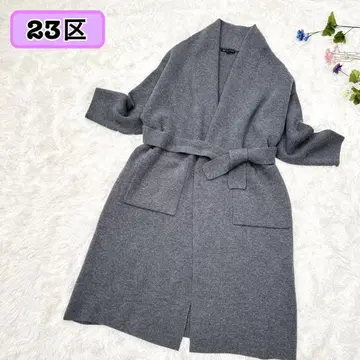 23구 고급 캐시미어 블렌드 롱 가디건 빅 사이즈 니트 아우터