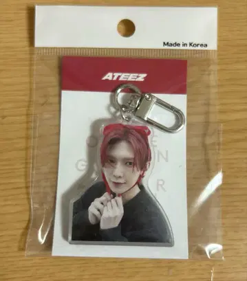 ATEEZ GOLDEN HOUR 2 미니레코드 키링 여상