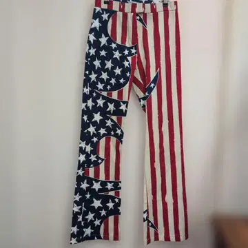 [ 새상품급 ] 미국 국기 디자인 부츠컷 데님