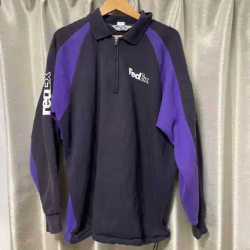 FedEx 하프 지퍼 맨투맨 빈티지 00s 기업