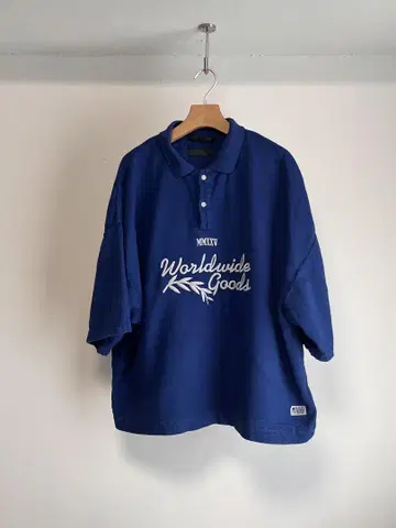ZARA 피케 셔츠 L 파랑
