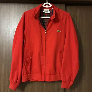 90s 00s 라코스테 레드 블루종 단장 라코스테