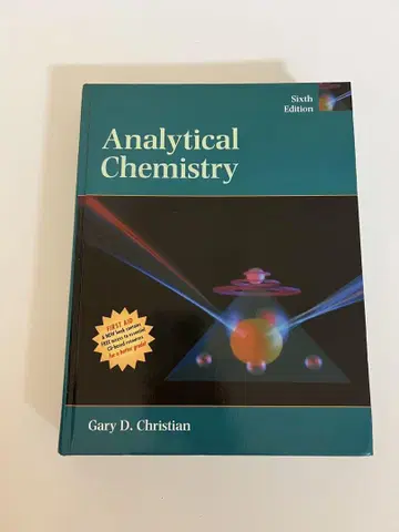 미사용 Analytical Chemistry 제6판 분석 화학 교과서