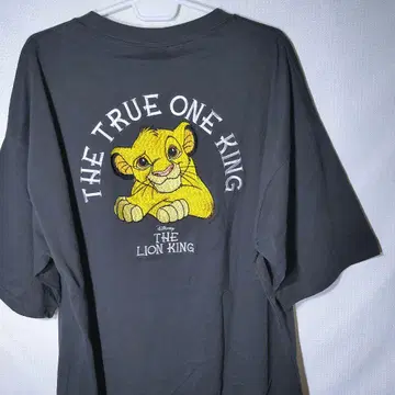 새상품 T셔츠 3L 심바 라이온킹 디즈니 빅 실루엣 자수