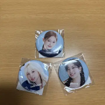 TWICE 캔뱃지 3개 세트 TZUYU CHAEYOUNG DANYUN