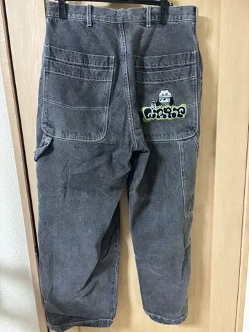 센티미터 그레이 와이드 팬츠