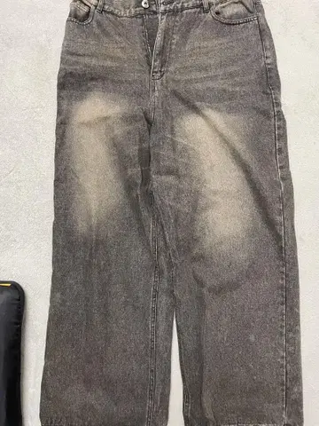 와이드 레그 데님 L 사이즈