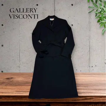 GALLERY VISCONTI 블랙 스커트 셋업