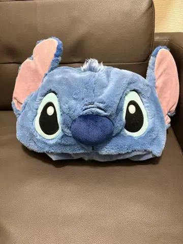 스티치 귀달린 플리스 모자