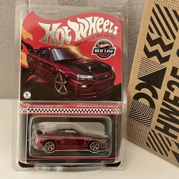 HW RLC 2024 셀렉션카 BNR34 GT-R 레드 라인