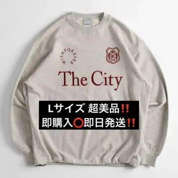 wish for ever The City 긴팔 트레이닝복 라이트 그레이