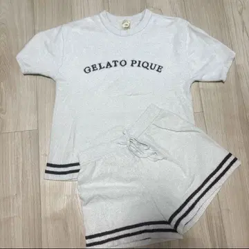 [ GELATO PIQUE ] 스무디 로고 JQD 풀오버 & 숏팬츠