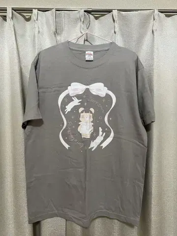 코레사와 코레극장 레코쨩 리본 티셔츠 그레이