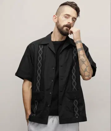 schott 쿠바 셔츠 s 사이즈