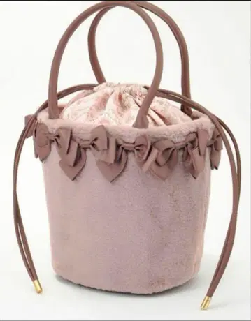 시마무라 아오키 미사코 퍼 핸드백 니나스 NINA'S 퍼플